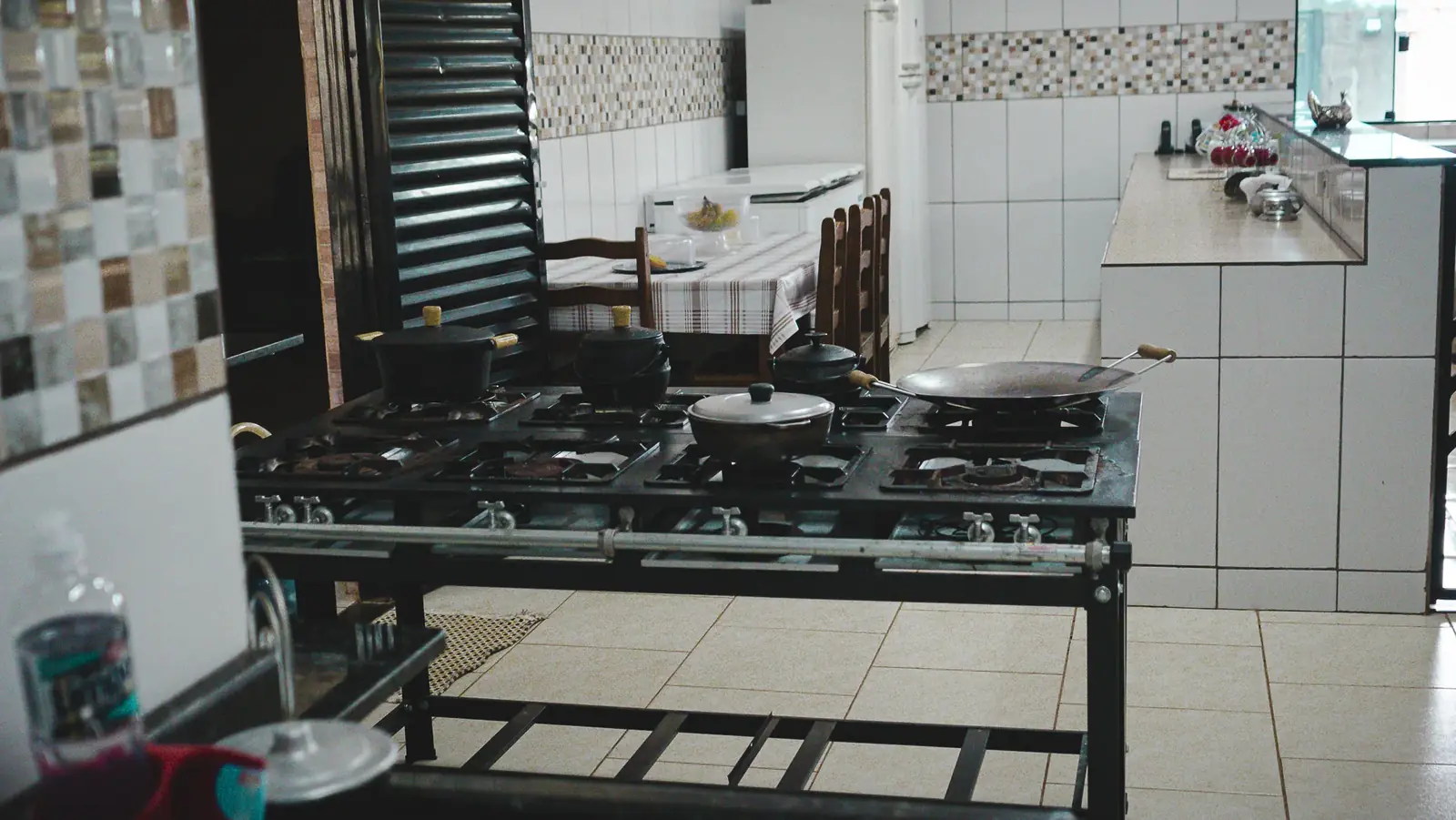 Área de churrasco