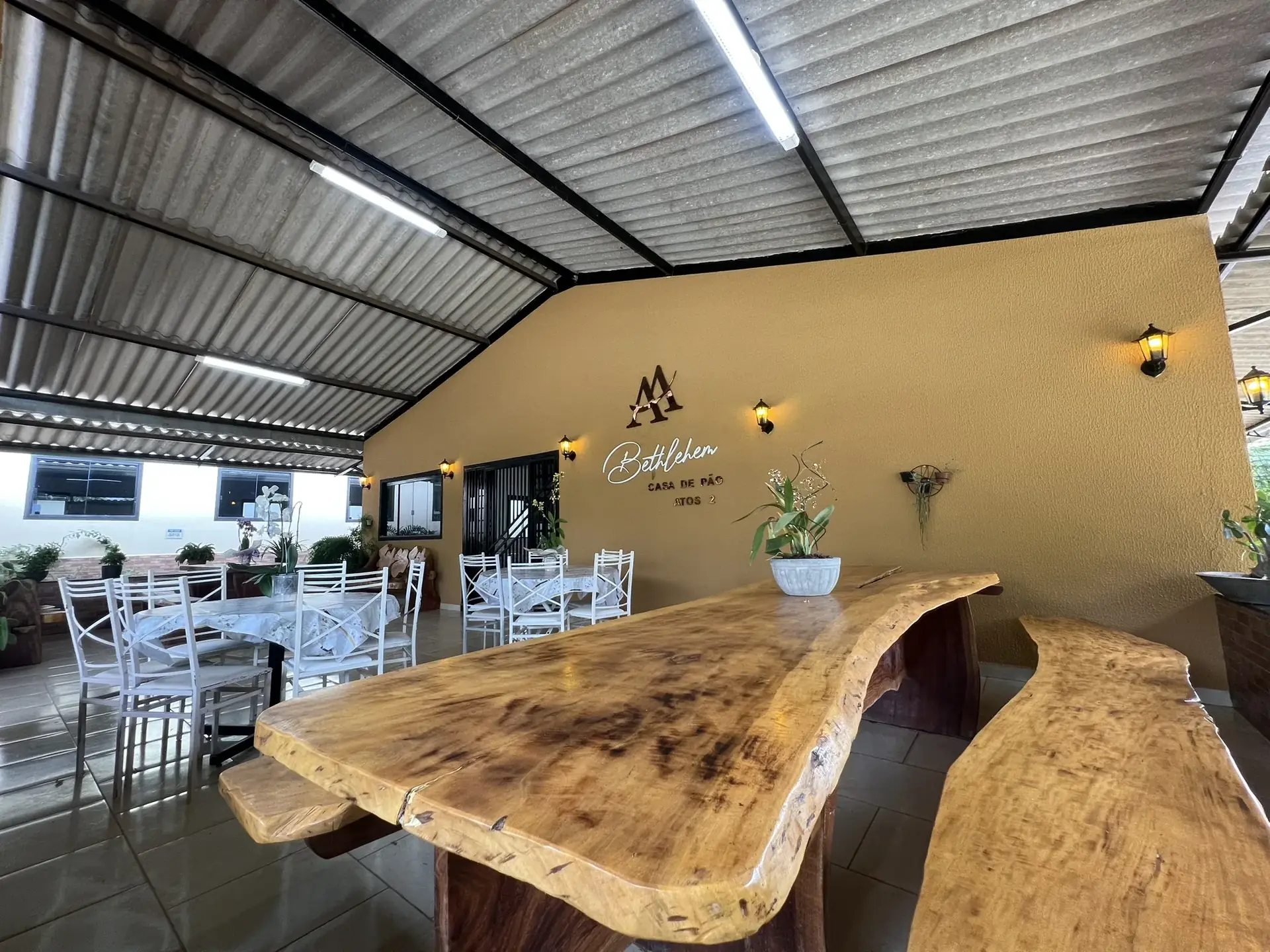 Área de convivência de chácara para eventos perto de Taguatinga e Águas Lindas